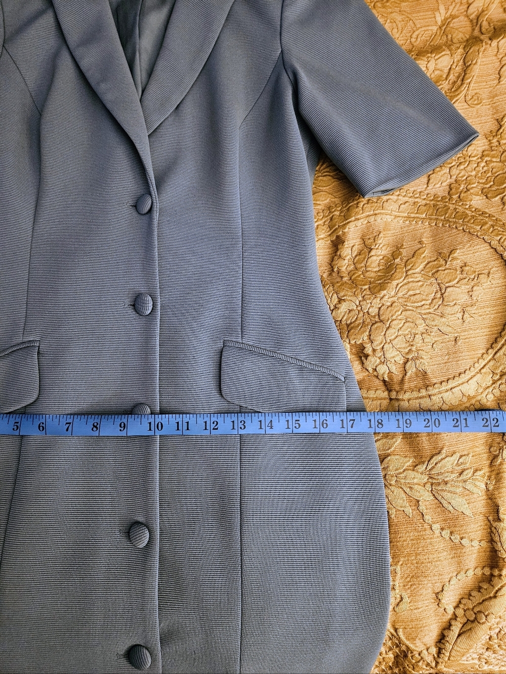 Celestial Blue Tuxedo Inspired Midi - Picture 8 of 12